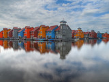 Fototapeta Tęcza - colorful houses