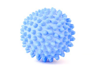 Blue Spiky Ball - Toy For Dogs On White Background