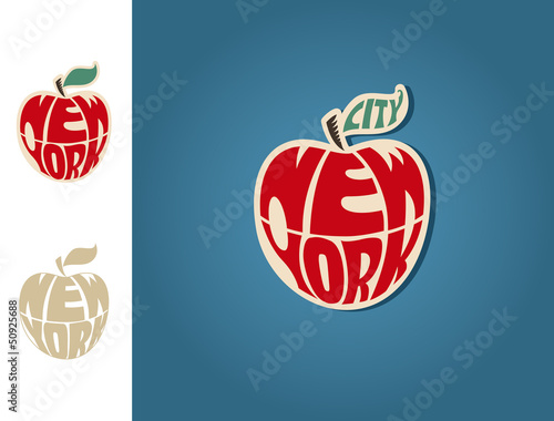 Fotomural  New York City sticker