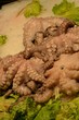 Oktopus auf einem Fischmarkt in Italien