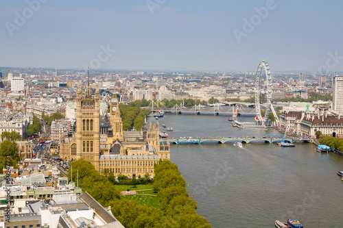 Board z aluminiowym obramowaniem Westminster i Tamiza, Londyn