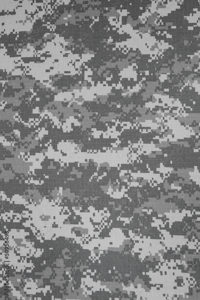 US army urban digital camouflage fabric texture background Stock Photo