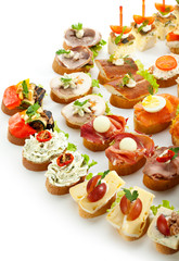 Canvas Print - Canapes