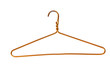 metal hanger on a white background