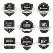 © kanate - Set of retro vintage badges and labels
