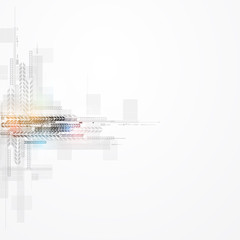 abstract bright circuit computer line technology business backgr