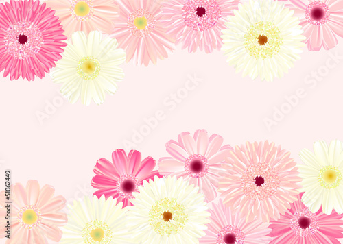 Board z aluminiowym obramowaniem Gerbera Background Pink Side