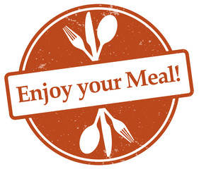 Canvas Print - Enjoy your Meal!