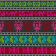Traditional andean knitting pattern