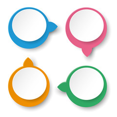 Canvas Print - Four Info Labels Cycle