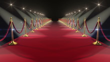 Red Carpet. Looped Animation. HD 1080.