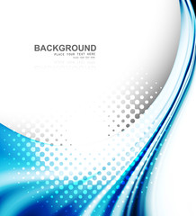 Wall Mural - abstract business technology colorful texture blue wave vector