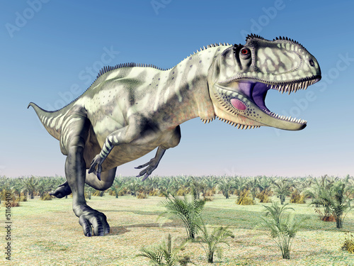 Naklejka samoprzylepna Dinosaurier yangchuanosaurus