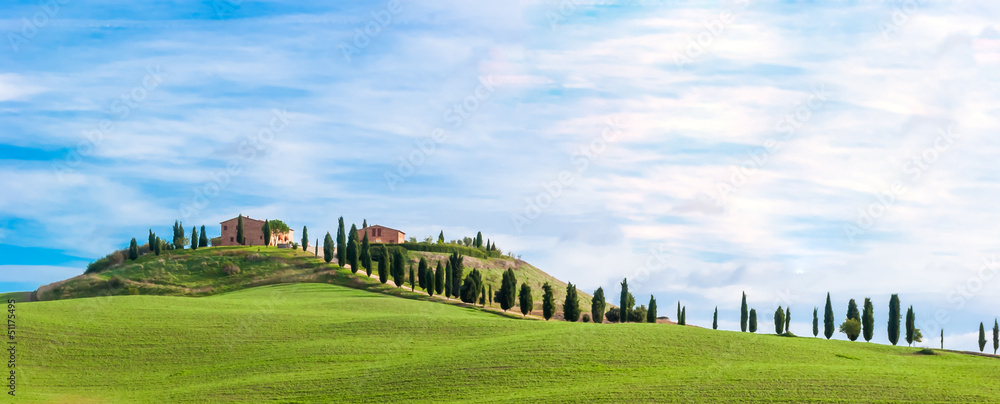 Tuscany, landscape - obrazy, fototapety, plakaty 
