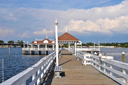 Tapeta ścienna Bradenton beach historyczne molo