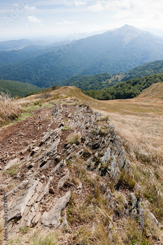 Naklejka samoprzylepna Bieszczady w południowo-wschodniej Polsce