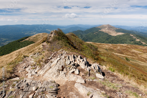 Naklejka samoprzylepna Bieszczady w południowo-wschodniej Polsce
