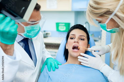 Fotoboard na płycie U dentysty