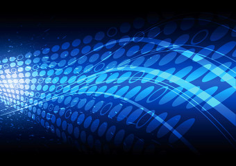 Wall Mural - abstract dot pattern background
