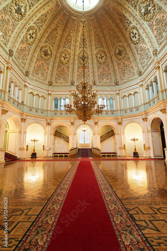 Board z aluminiowym obramowaniem Wielki pałac kremlowski, mała sala georgievsky