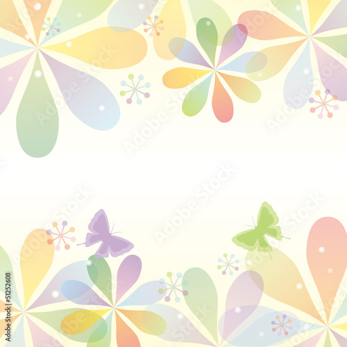 Obraz w ramie Kolorowy ornament kwiatowy