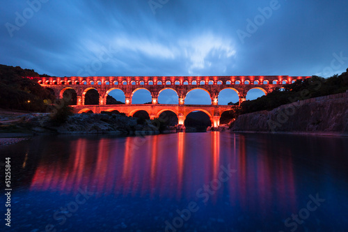 Tapeta ścienna Pont du gard, południowej francji, europie.