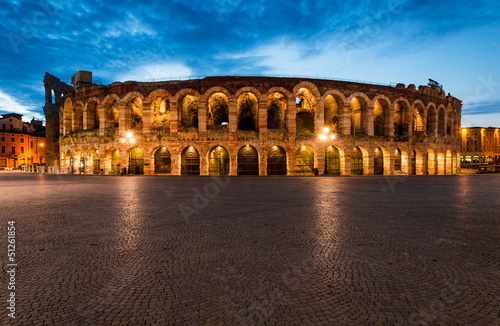 Naklejka na szafę Arena, Verona amphitheatre in Italy