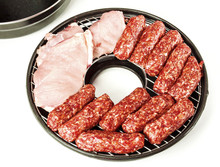 Raw Meat Prepared For Grill