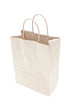© sirikornt - Blank brown paper shopping bag isolated on white background.