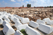 Jewish Cemetery In Marrakech's Medina (old Town).Marrakesh, Moro