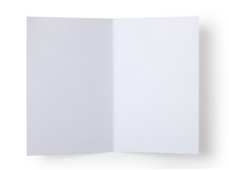 blank white card