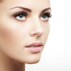 Wall Mural - beautiful woman face. perfect makeup