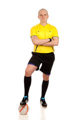 Wall Mural - Full length portrait of a referee.