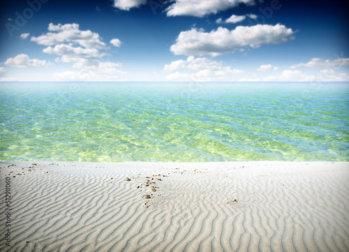 Tapeta ścienna Idylliczne tropikalna plaża piasek