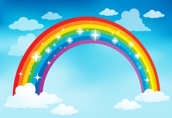 Poster - Image with rainbow theme 2