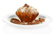 © Africa Studio - Tasty muffin cake with powdered sugar and chocolate
