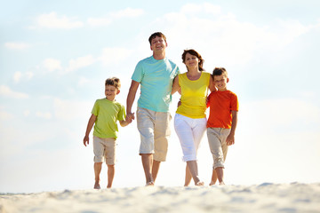 Poster - Walk on the beach