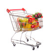 © oksix - Shopping trolley with fruits