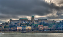 View Of Buda Castle (Royal Palace) From Danube River - Budapest