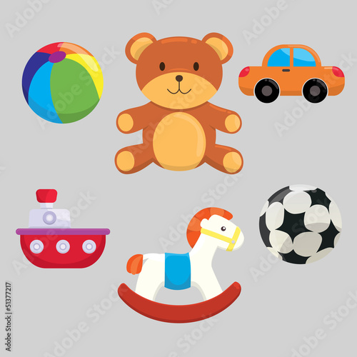 Plakat na zamówienie Cute Children Toys Collection