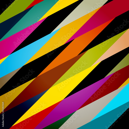Tapeta ścienna Kolorowe abstrakcyjne geometryczne tło, ilustracja