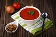 Red tomato soup