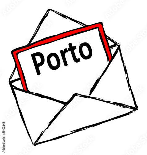 Briefporto, Portokosten – Stock-Illustration | Adobe Stock