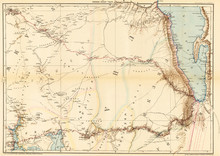 Africa Vintage Map
