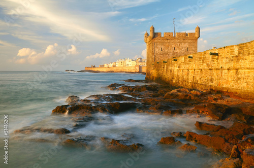 Plakat na papierze fotorealistycznym Essaouira forteca, Morocco, Africa