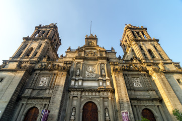 Wall Mural - Mexico City Cathedral Facade