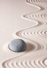 Canvas Print - zen meditation stone