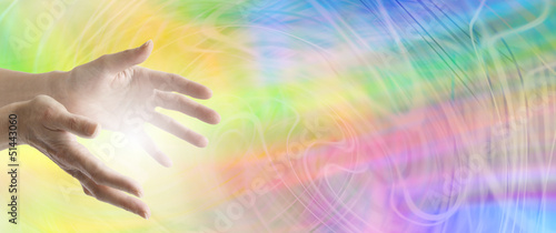 Obraz na plátně Colour Healing website header