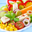Mozzarella - Salat mit Chiliflocken und Melone