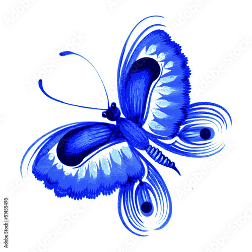 Obraz w ramie butterfly